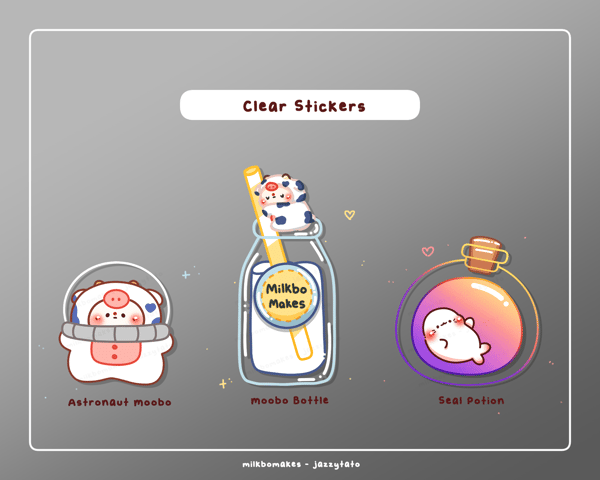 Image of Clear Stickers