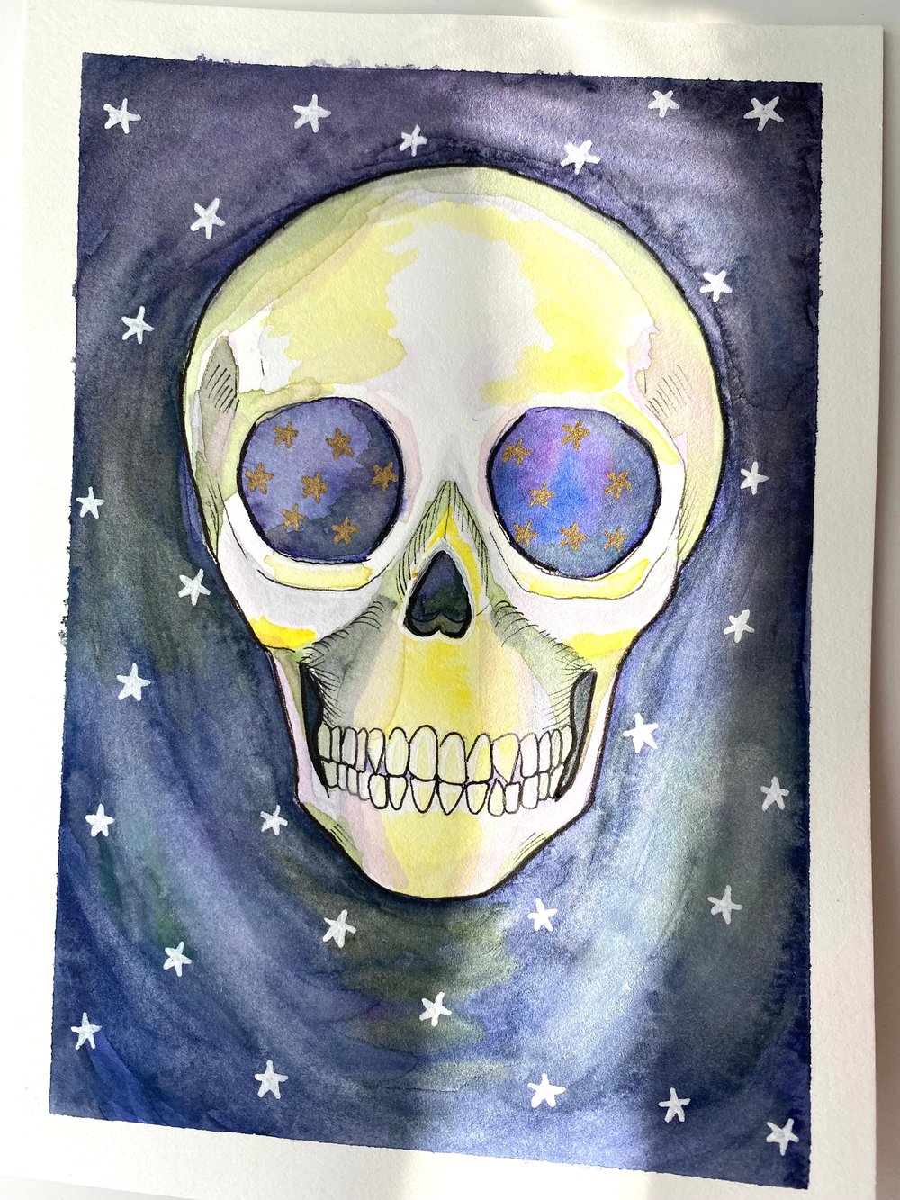 Image of "Star Skully" Original Painting