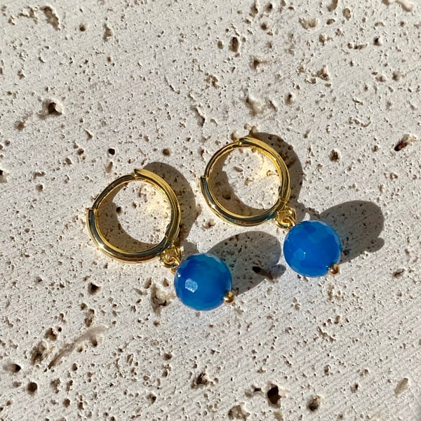 Image of APRIL EARRINGS - BLUE