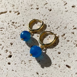 Image of APRIL EARRINGS - BLUE