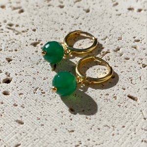 Image of APRIL EARRINGS - GREEN