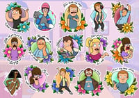 Other Characters Sticker Set
