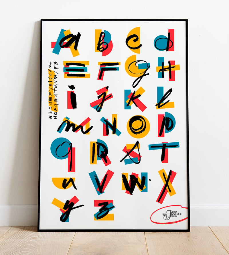 Alphabet !  the Art of JB Roux !