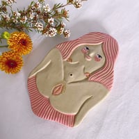 Image 1 of Curvy Girl Plate - Pink