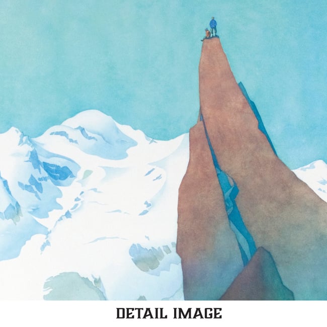 Chamonix - Mont Blanc | Samivel | 1972 | Vintage Travel Poster | Wall Art Print | Home Decor