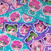 Image 1 of Jolyne, Saiki, Anya - Character Sticker Sheets