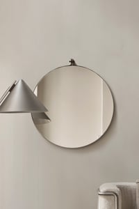 Image 5 of Dowel Mirror Round Small by Kristina Dam