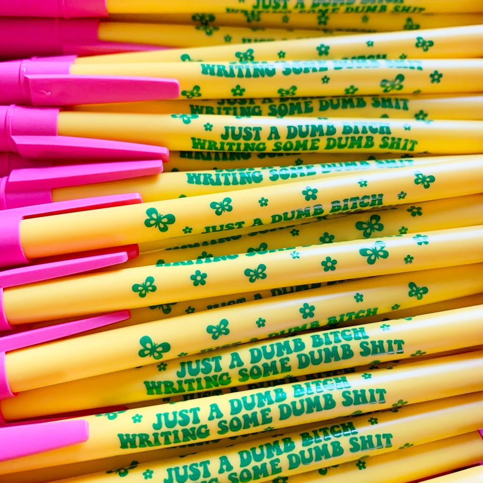 I Hate It Here Ballpoint Pen krystan saint cat