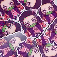 Image 1 of Microorganism Series - Demon Slayer - Die Cut Sticker