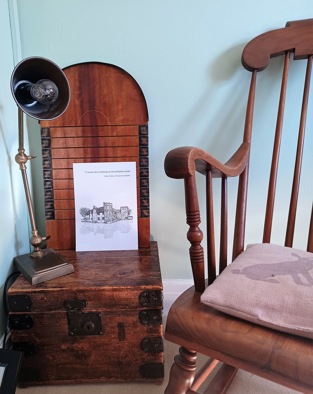 Image of I Capture the Castle - print with quote