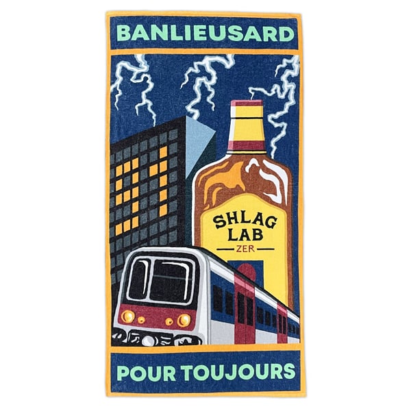 Image of BANLIEUSARD POUR TOUJOURS - SERVIETTE 2 PLAGE