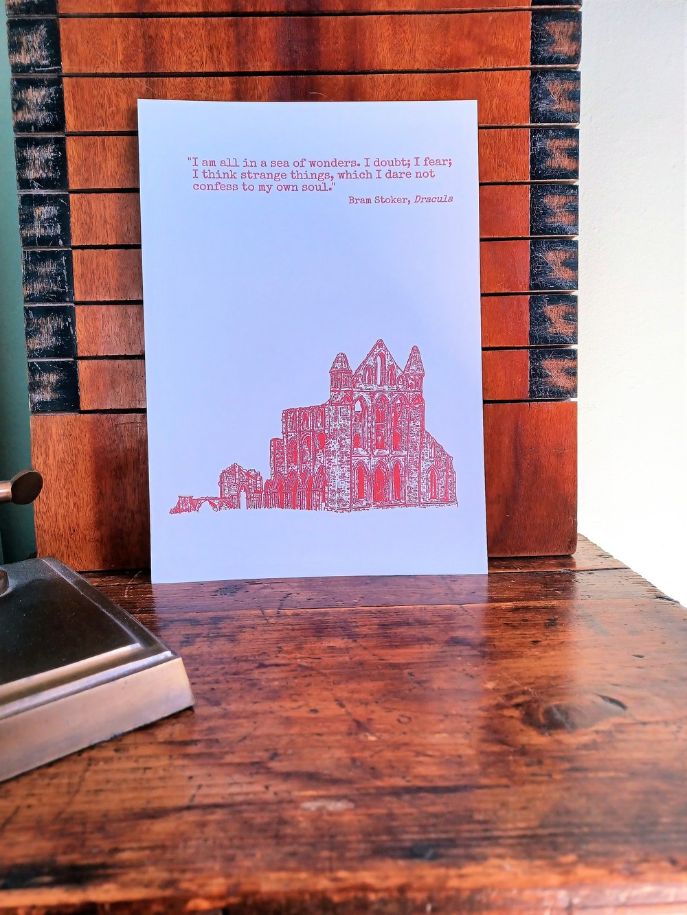 Image of Dracula - print with quote