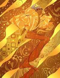 Image 1 of RAJA Golden Goddess Print