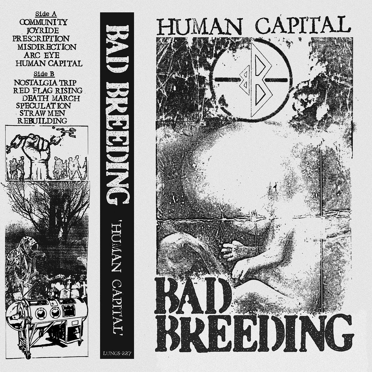 Image of BAD BREEDING - Human Capital LP, CD, CS 