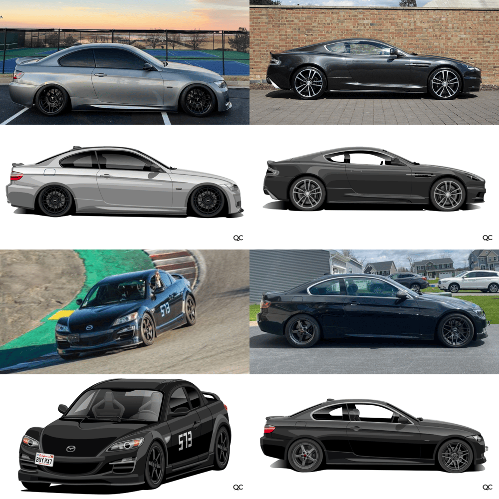 Image of Custom Car Art Commission