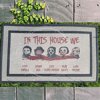 In This House Horror Classics Doormat