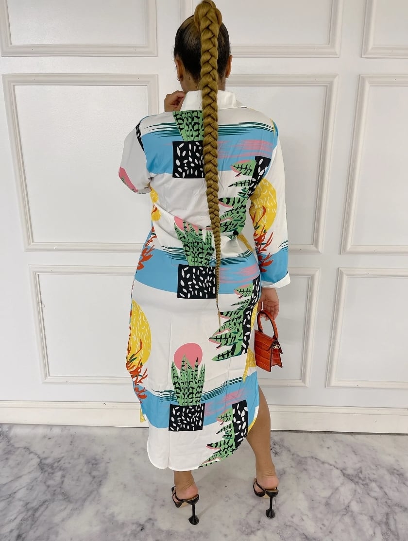 Color Print Dress