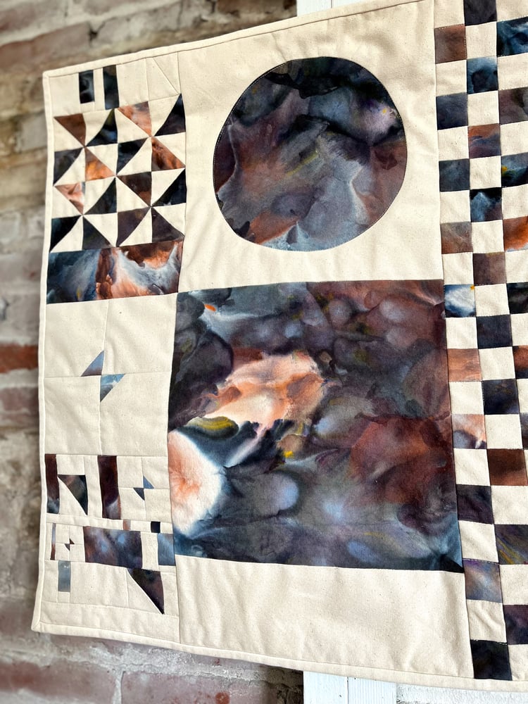 Image of ONE-OF-A-KIND QUILTED WALL HANGING NO. 1