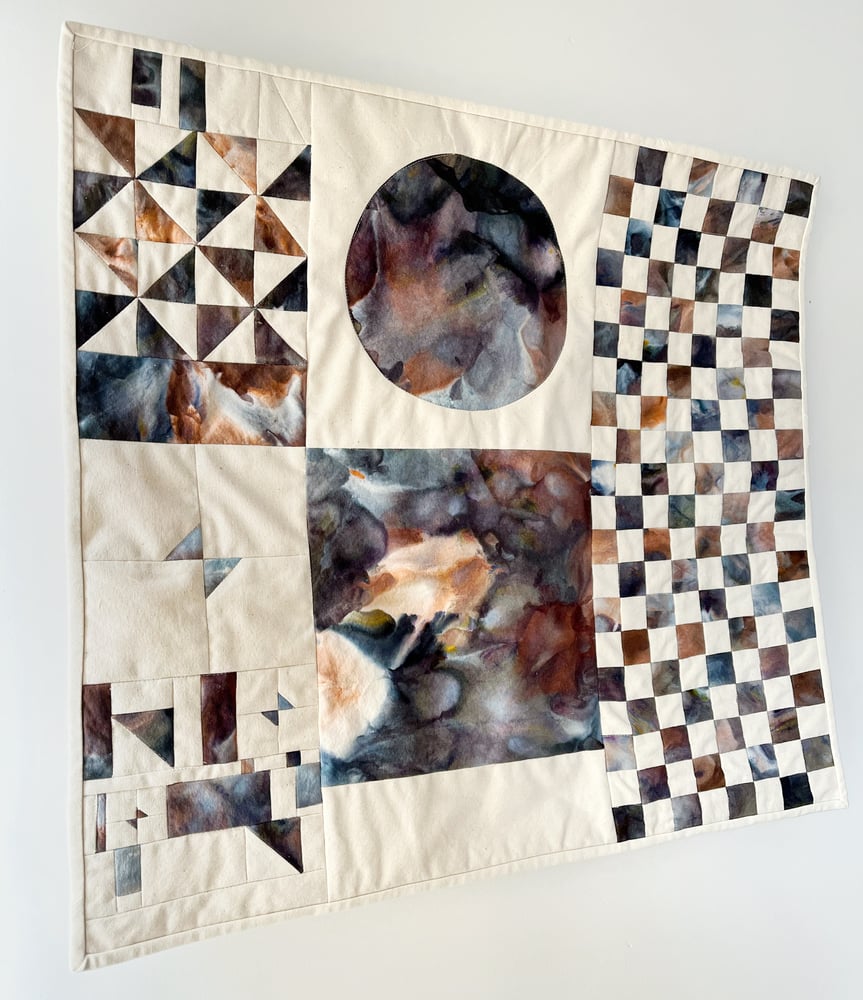 Image of ONE-OF-A-KIND QUILTED WALL HANGING NO. 1