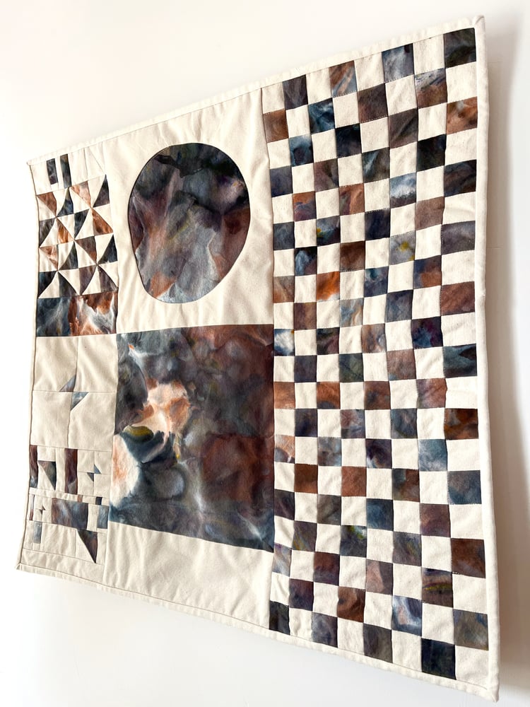 Image of ONE-OF-A-KIND QUILTED WALL HANGING NO. 1