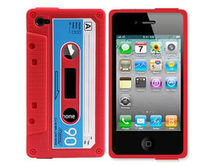 Image of iPhone Case - Red Cassette Tape