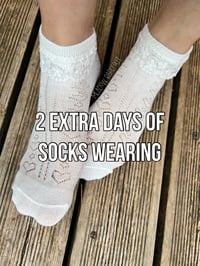 2 extra days of socks wearing