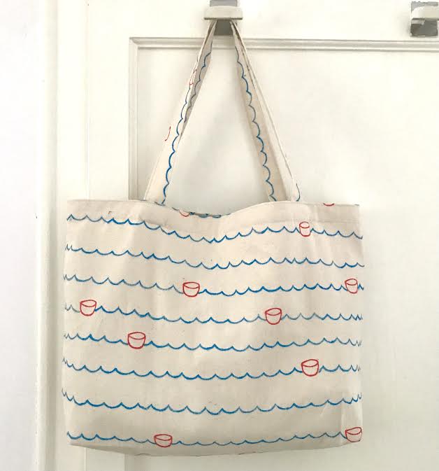 Image of Shopper Beach Bag Waves