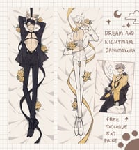 Dream and Nightmare Dakimakura Pillow Cover