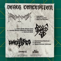 Image 2 of PROFANATOR // ENVENOMED // RAPED GOD 666 "Death Conception" DIGIPAK CD