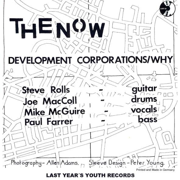 the NOW - "Development Corporations" 7" Single