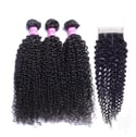 4c Kinky Curly Hair & Closure 