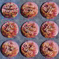 Image 2 of Sunset Glow Pronoun Pins