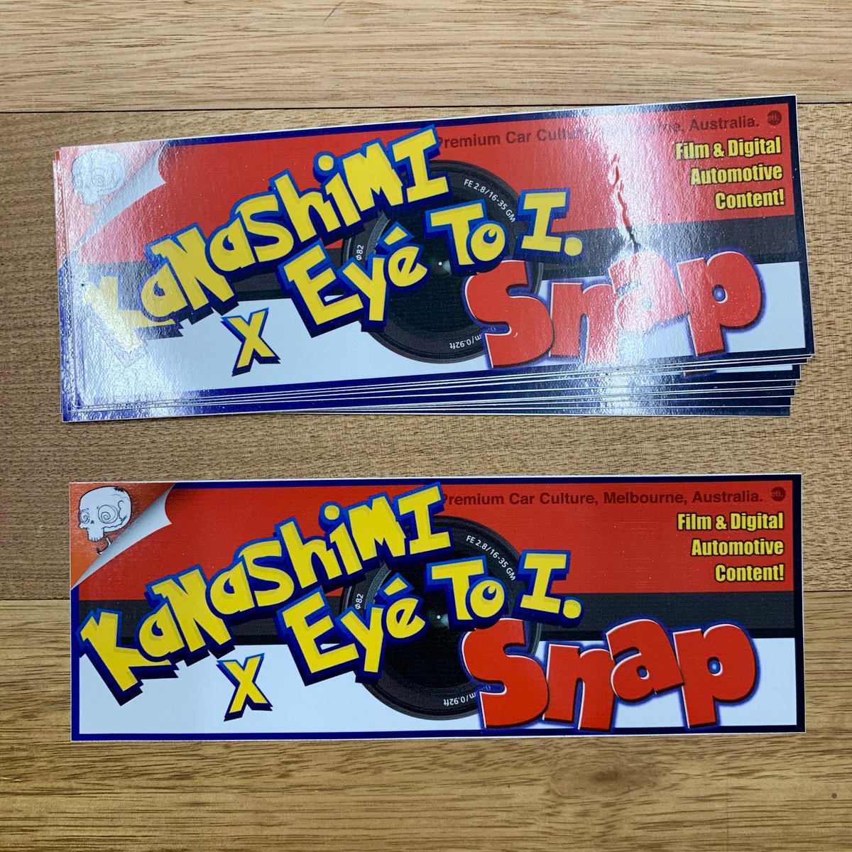 Image of Kanashimi x eye to i. 'Snap' Colab Slap Sticker (Series 5)
