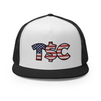 Image 4 of 4rth of July Flatprint Trucker Cap