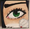 Obanai Eye Acrylic Painting 