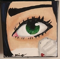 Obanai Eye Acrylic Painting 