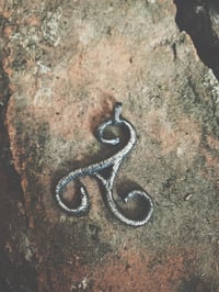 Image 3 of TRISKELION STERLING SILVER PENDANT