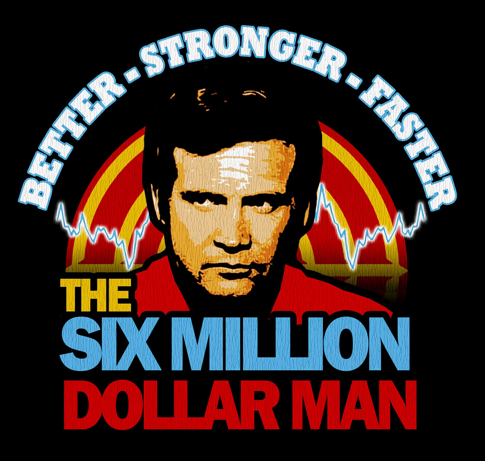 Image of Six Million Dollar Man Inspired T-shirt