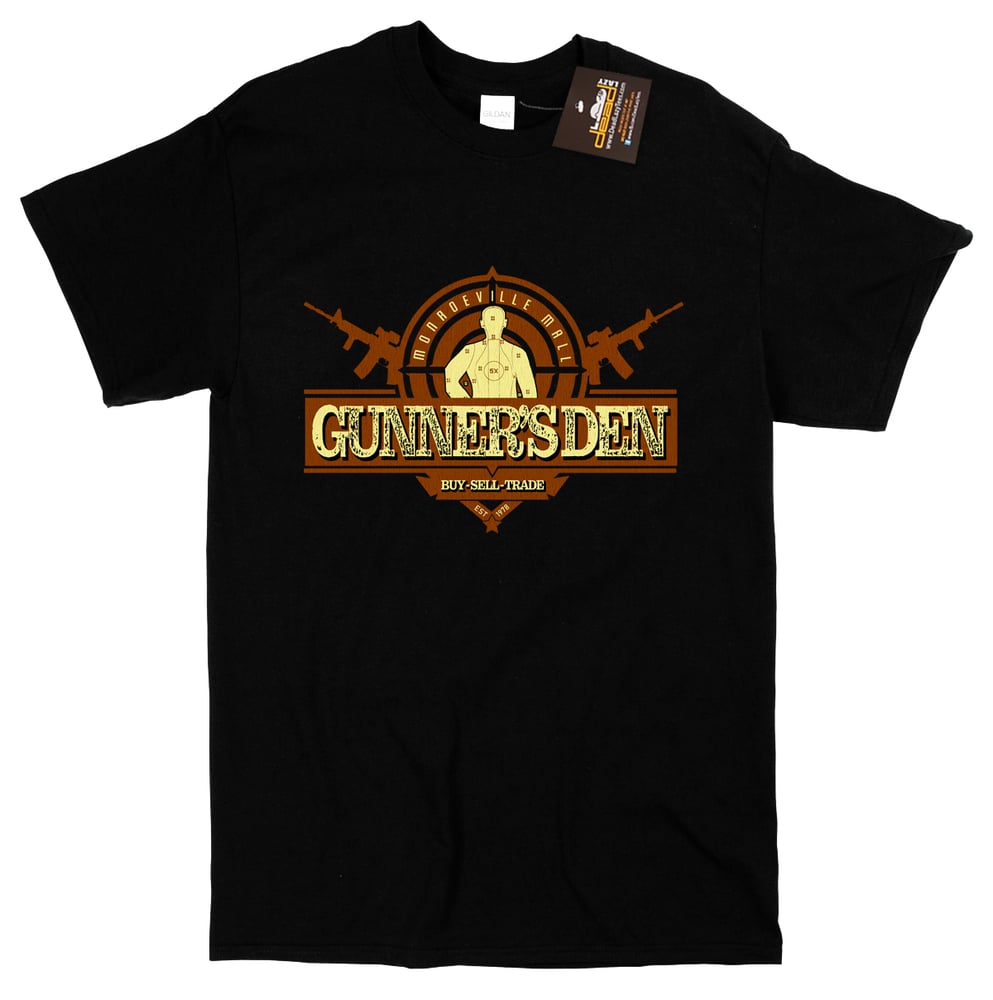 Image of Gunners Den Dawn of the Dead Inspired Retro T-shirt