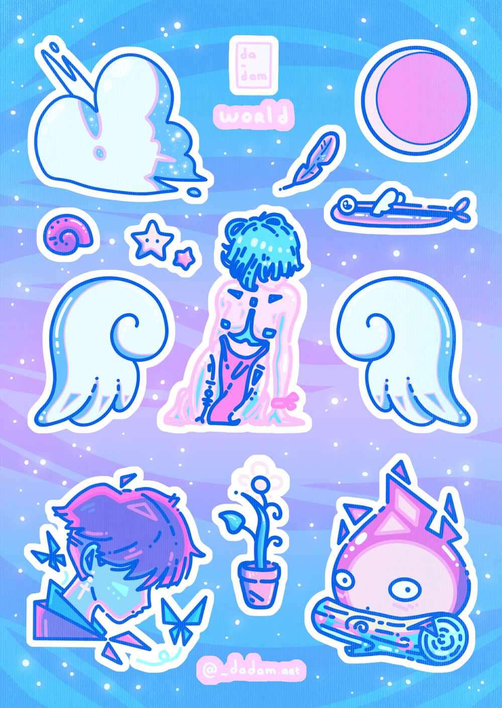 Image of Stickers sheet edition #01