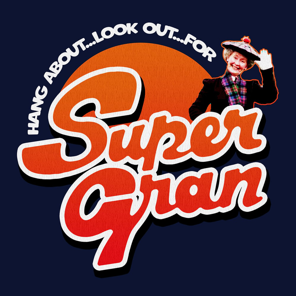 Image of Super Gran Inspired Retro Kids TV Show T-shirt