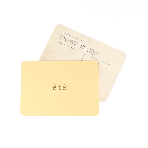 Image of Carte Postale ÉTÉ / DORÉ / JAUNE DE JUILLET