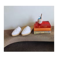 Image 3 of Crochet Mules - White