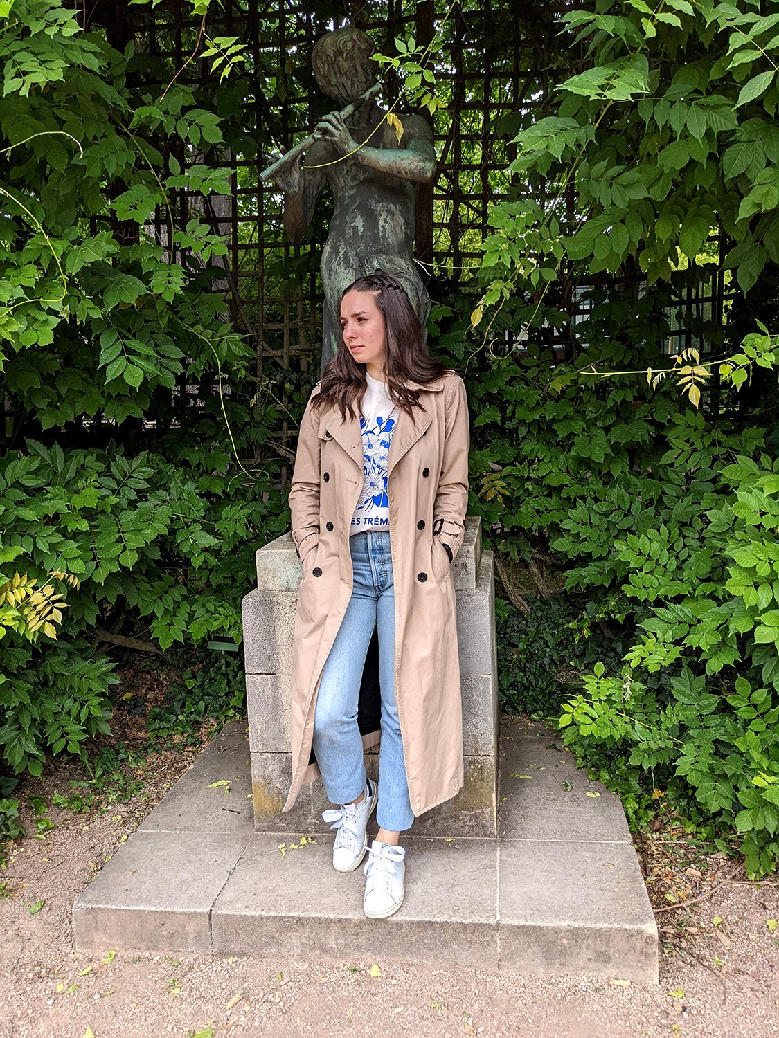 T-shirt roses trémières