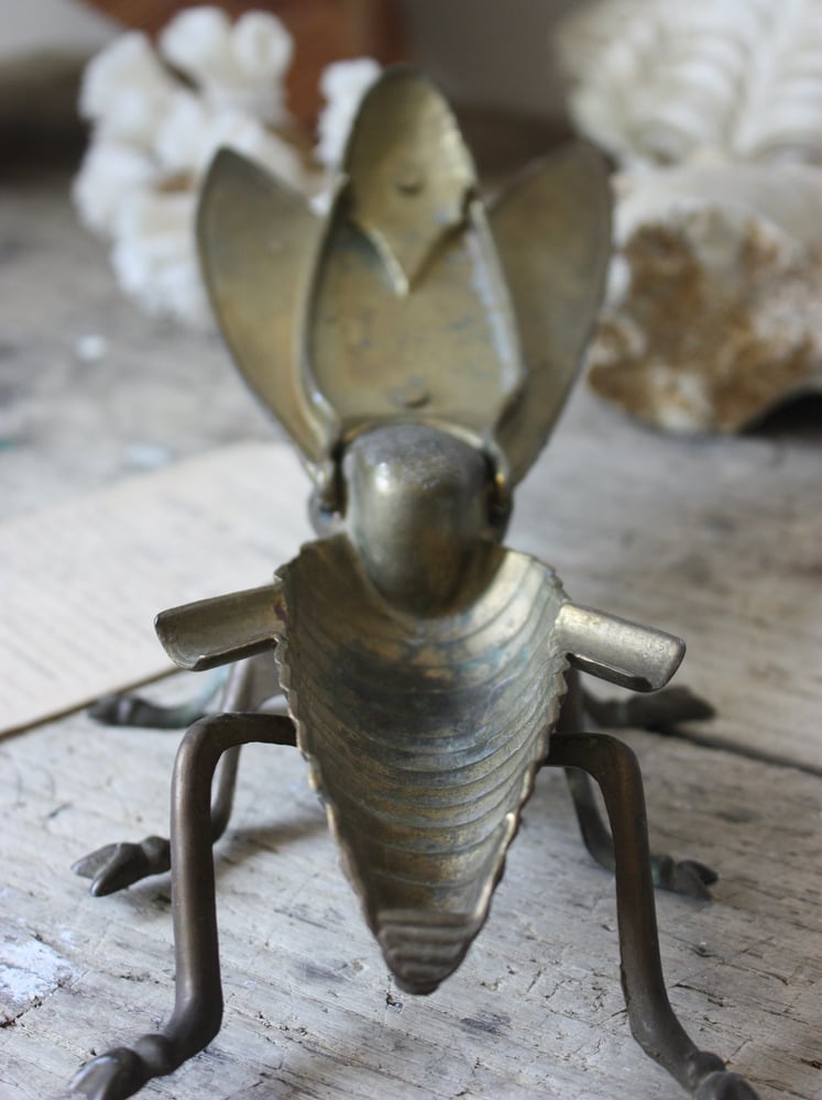 Image of Cendrier abeille/mouche vintage.