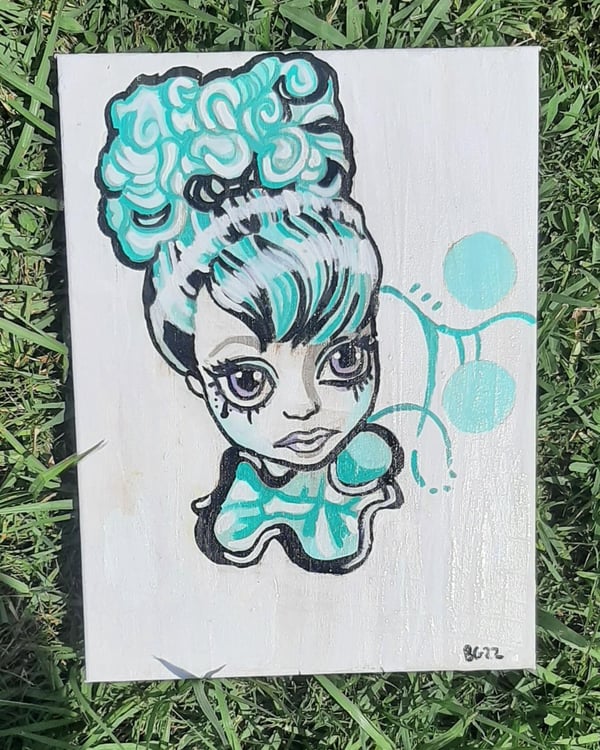 Image of Boogeyman doll portrait