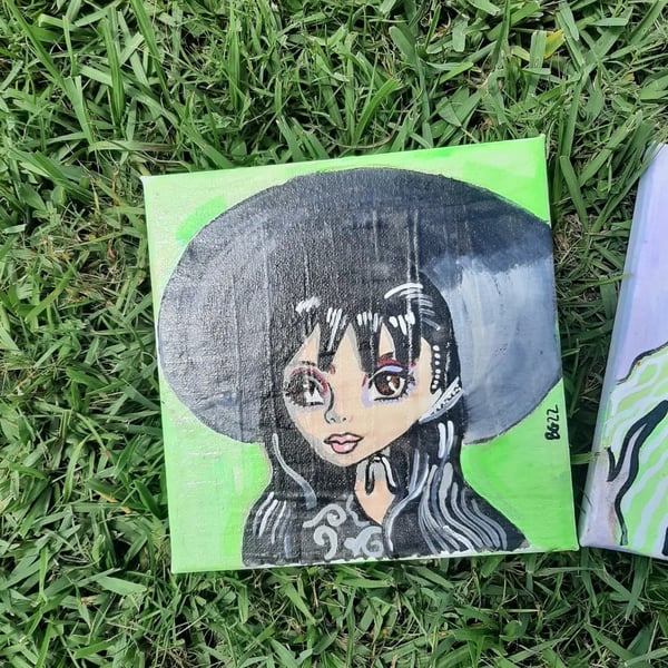 Image of Beetlejuice doll portraits