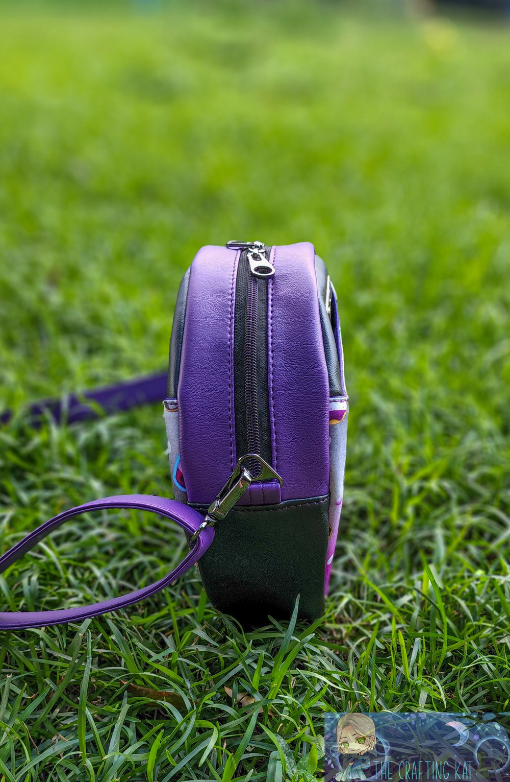 Image of Asexual Pride Magdalena Circle Bag