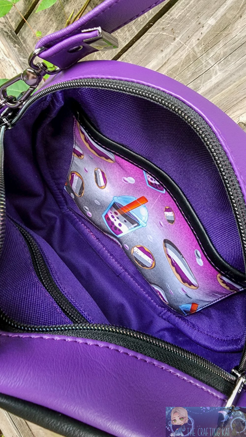 Image of Asexual Pride Magdalena Circle Bag 