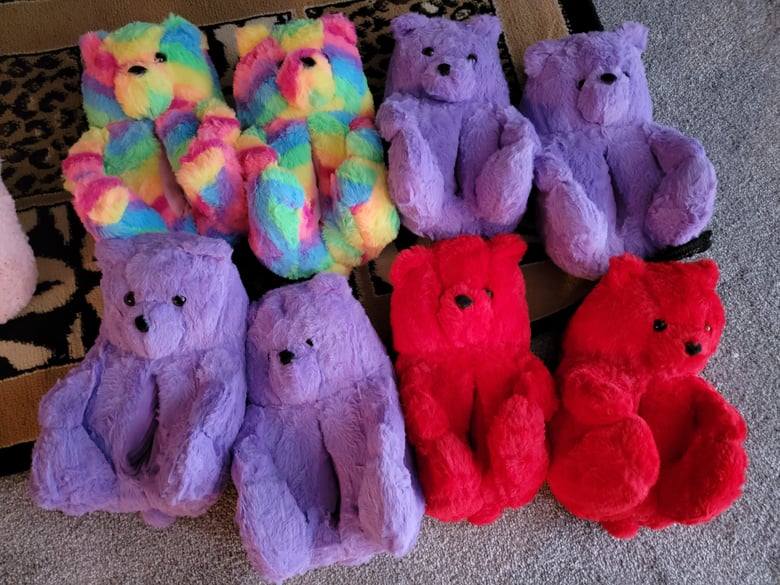 Image of Teddy Slippers